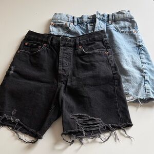 2 size 4 Mango Denim Shorts